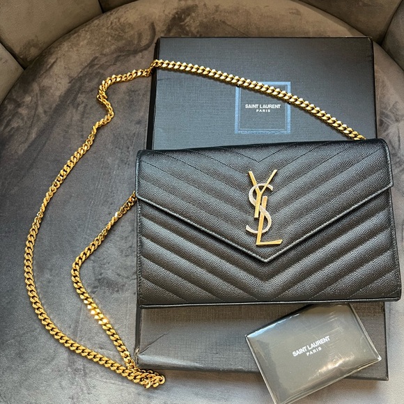 Yves Saint Laurent Handbags - Rare tricolor Yves Saint Laurent Cassandre crossbody